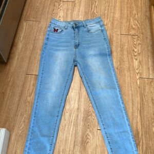 Light Blue Women's Skinny Jeans